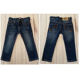 Appaman Medium Wash Slim Leg Jeans Boys Toddler 2T Blue Denim Adjustable Waist